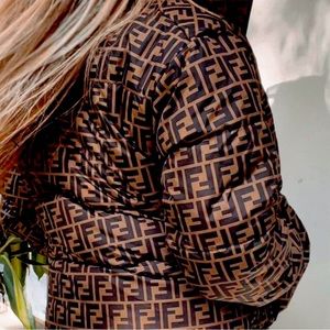 Designer Brown Bomber Jacket